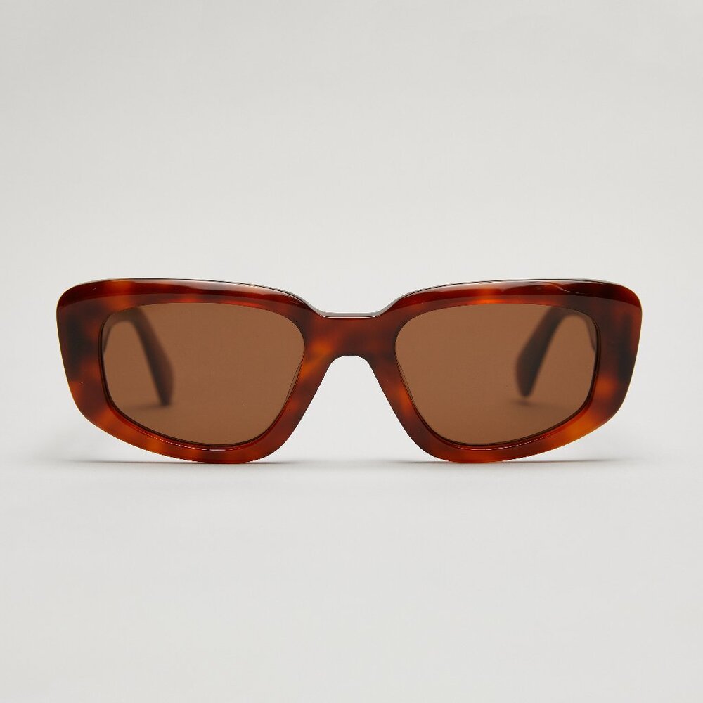 OOKIOH Madeira Sunglasses - Amber (Brown) NWT